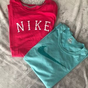 2 Nike active shirts. Never worn.